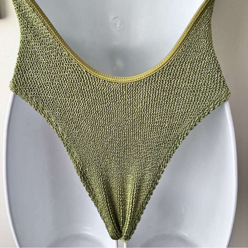 BOUND by Bond-Eye Low Palace Green One Piece Swimsuit One Size - Picture 8 of 14